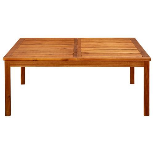 Table basse de jardin 110x110x45 cm Bois solide d'acacia - Photo n°2; ?>