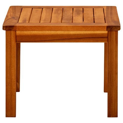 Table basse de jardin 45x45x36 cm Bois solide d'acacia - Photo n°2; ?>