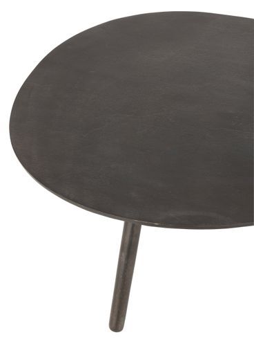 Table basse goutte aluminium noir Gerti L 90 cm - Photo n°3; ?>