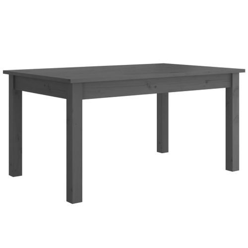 Table basse Gris 80x50x40 cm Bois massif de pin - Photo n°2; ?>