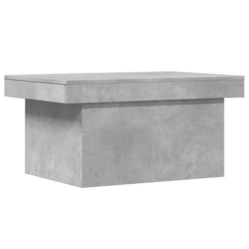 Table basse gris béton 100x55x40 cm bois d'ingénierie - Photo n°2; ?>