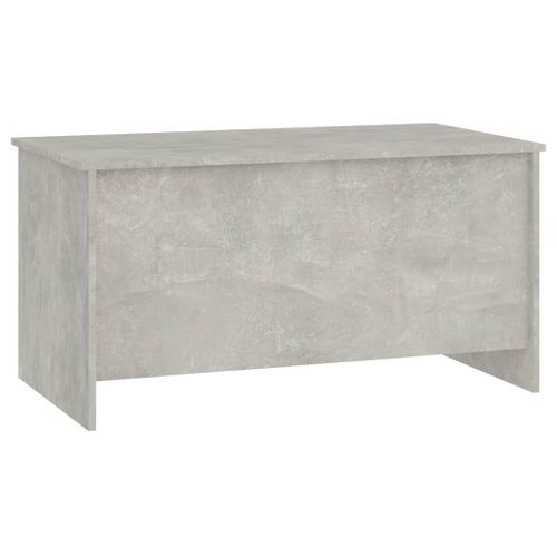 Table basse Gris béton 102x55,5x52,5 cm Bois d'ingénierie - Photo n°3; ?>