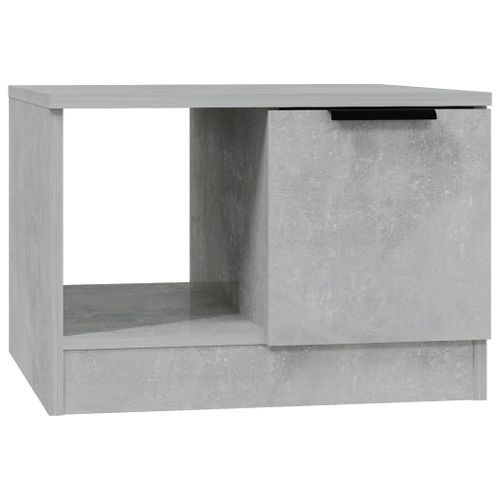 Table basse gris béton 50x50x36 cm bois d'ingénierie - Photo n°2; ?>