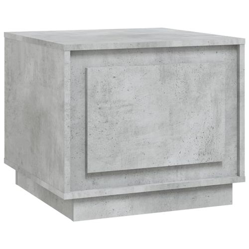 Table basse gris béton 51x50x44 cm bois d'ingénierie - Photo n°2; ?>