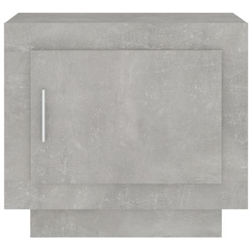 Table basse gris béton 51x50x45 cm bois d'ingénierie - Photo n°3; ?>