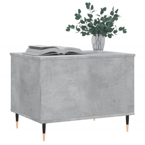 Table basse Gris béton 60x44,5x45 cm Bois d'ingénierie - Photo n°3; ?>