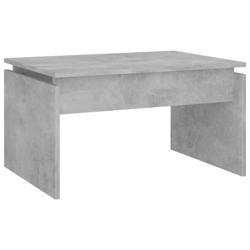 Table basse Gris béton 68x50x38 cm - Photo n°2; ?>