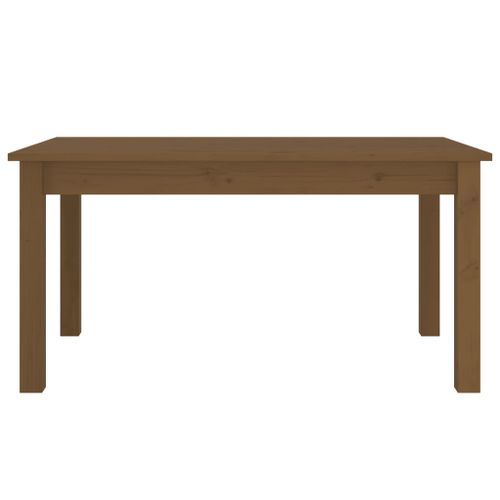 Table basse Marron miel 80x50x40 cm Bois massif de pin - Photo n°3; ?>