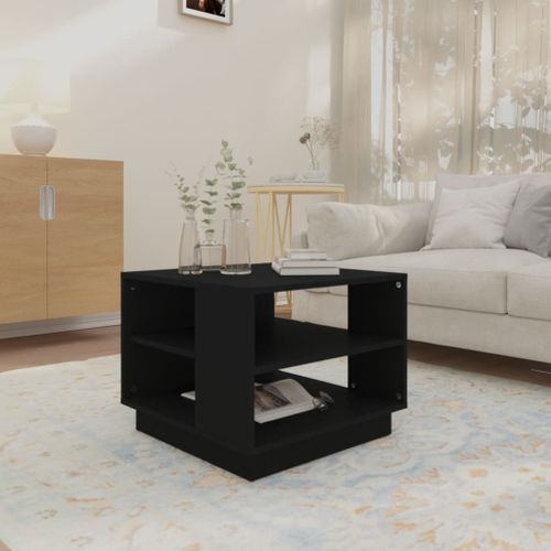 Table basse Noir 55x55x43 cm - Photo n°3; ?>