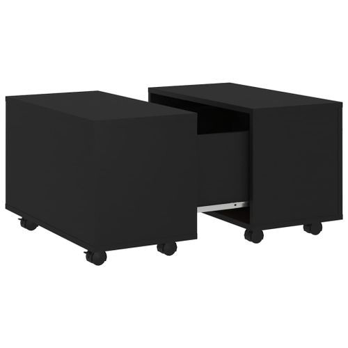 Table basse Noir 60x60x38 cm - Photo n°3; ?>