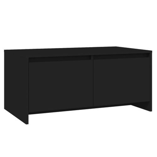 Table basse Noir 90x50x41,5 cm - Photo n°2; ?>