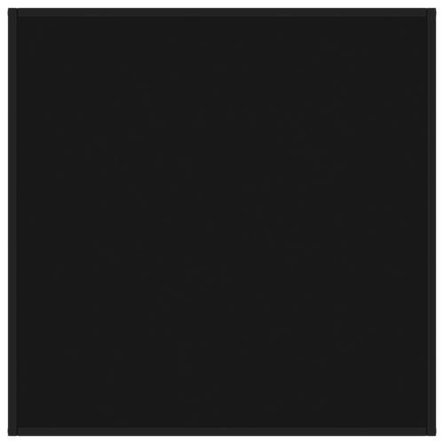 Table basse Noir avec verre noir 90x90x50 cm - Photo n°3; ?>