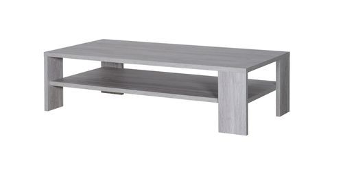Table basse rectangulaire bois de chêne gris Maeva - Photo n°2; ?>