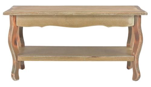 Table basse rectangulaire bois et pin massif clair Pamela - Photo n°2; ?>