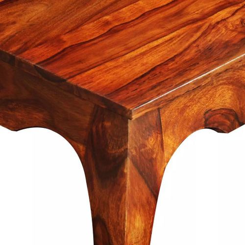 Table basse rectangulaire bois foncé de Sesham massif Tropika - Photo n°3; ?>