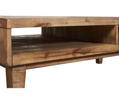 Table basse rectangulaire bois massif recyclé Tapio 120 cm - Photo n°3; ?>