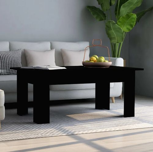 Table basse rectangulaire bois noir Léonie - Photo n°2; ?>