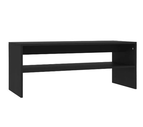 Table basse rectangulaire bois noir Sonya - Photo n°2; ?>