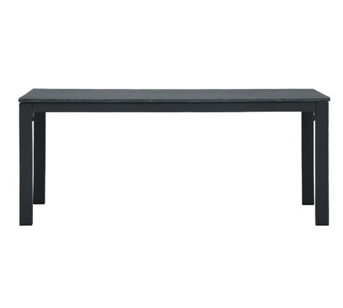 Table basse rectangulaire plastique et métal gris Roni - Photo n°2; ?>