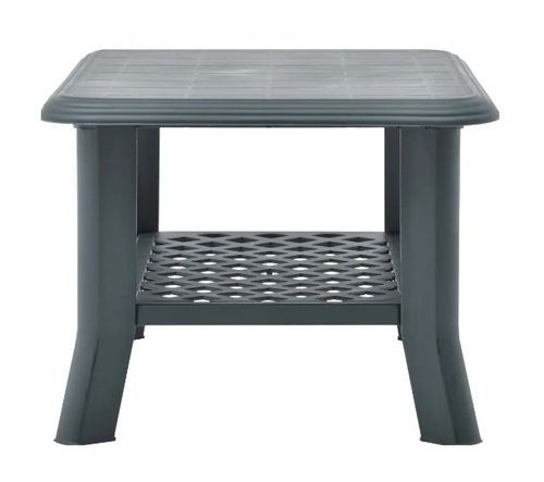 Table basse rectangulaire plastique vert Manu - Photo n°3; ?>