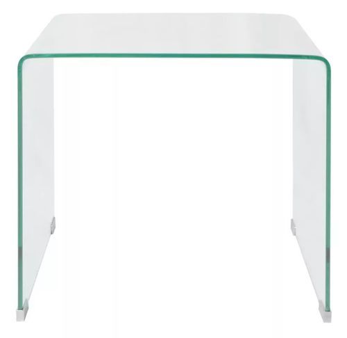 Table basse rectangulaire verre trempé transparent Niu 2 - Photo n°2; ?>