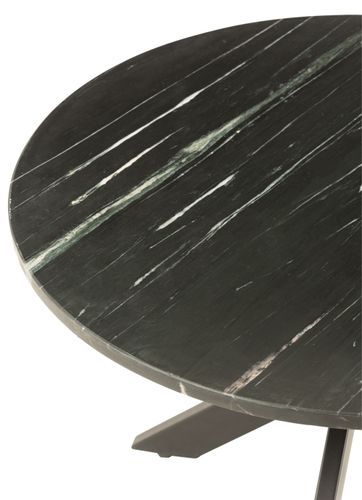 Table basse rond métal noir Marc D 80 cm - Photo n°3; ?>