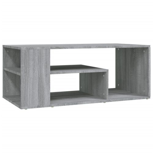 Table basse Sonoma gris 100x50x40 cm Bois d'ingénierie - Photo n°2; ?>