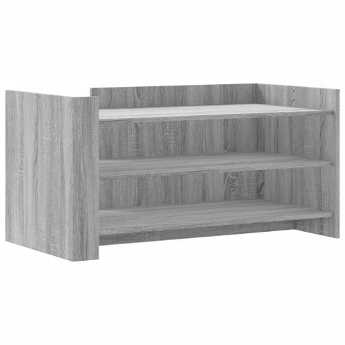 Table basse sonoma gris 100x50x50 cm bois d'ingénierie - Photo n°2; ?>