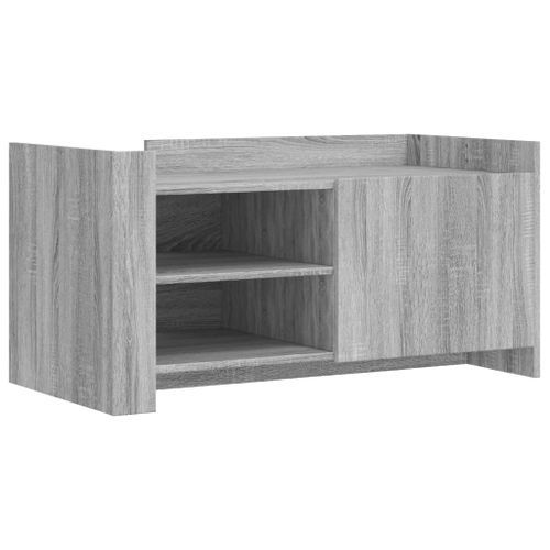 Table basse sonoma gris 100x50x50 cm bois d'ingénierie - Photo n°2; ?>