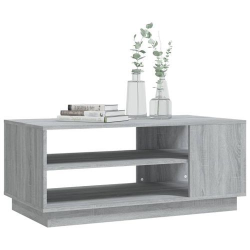 Table basse Sonoma gris 102x55x43 cm - Photo n°2; ?>