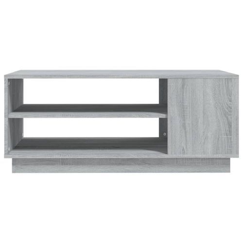 Table basse Sonoma gris 102x55x43 cm - Photo n°3; ?>