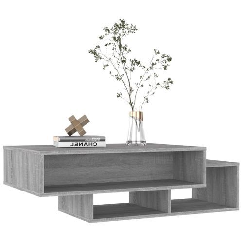 Table basse Sonoma gris 105x55x32 cm Bois d'ingénierie - Photo n°3; ?>