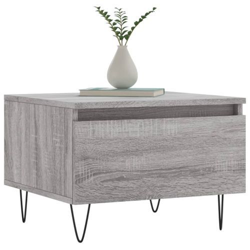 Table basse sonoma gris 50x46x35 cm bois d'ingénierie - Photo n°3; ?>