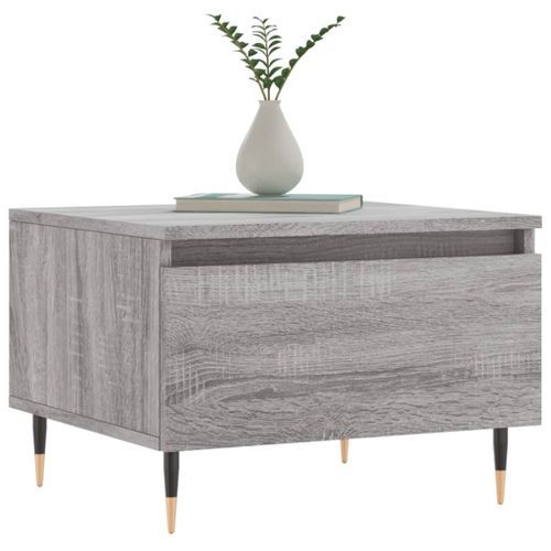 Table basse sonoma gris 50x46x35 cm bois d'ingénierie - Photo n°3; ?>