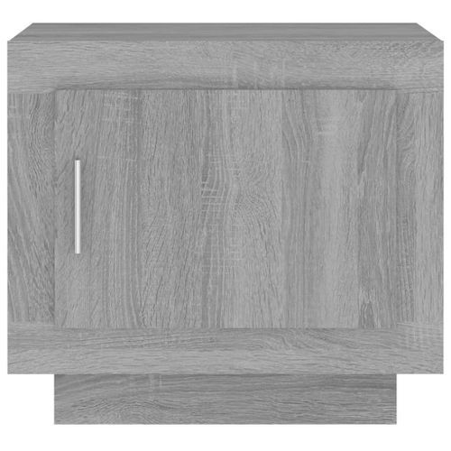 Table basse sonoma gris 51x50x45 cm bois d'ingénierie - Photo n°3; ?>