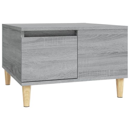 Table basse sonoma gris 55x55x36,5 cm bois d'ingénierie - Photo n°2; ?>