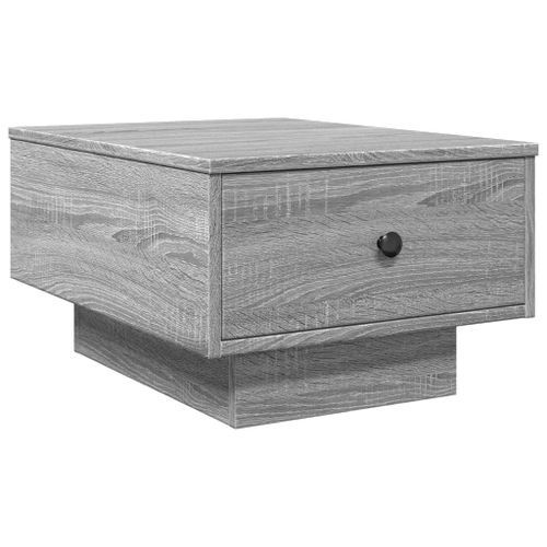 Table basse sonoma gris 60x45x31 cm bois d'ingénierie - Photo n°2; ?>