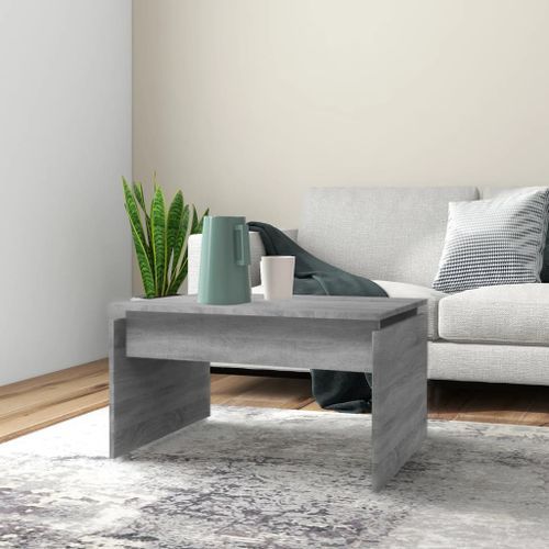 Table basse Sonoma gris 68x50x38 cm Bois d'ingénierie - Photo n°2; ?>