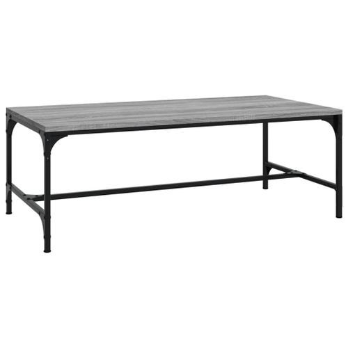 Table basse Sonoma gris 80x50x35 cm Bois d'ingénierie - Photo n°2; ?>