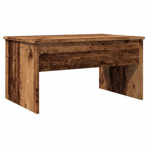 Table basse vieux bois 80x50,5x41,5 cm bois d'ingénierie - Photo n°2; ?>