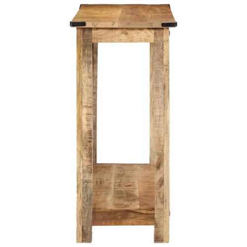 Table console 100x35x75 cm bois de manguier massif - Photo n°3; ?>