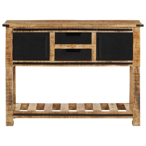 Table console 100x35x75 cm bois de manguier massif - Photo n°2; ?>