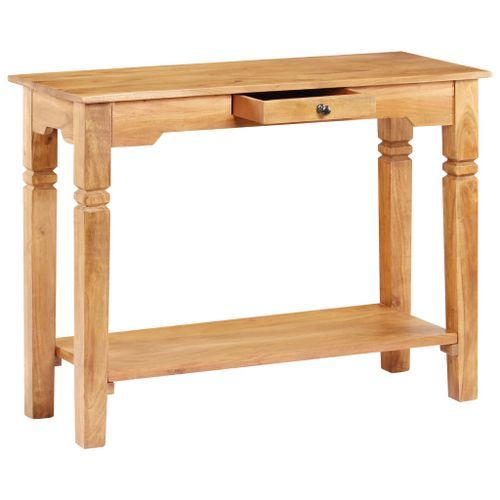 Table console 100x40x76 cm Bois d'acacia massif - Photo n°3; ?>