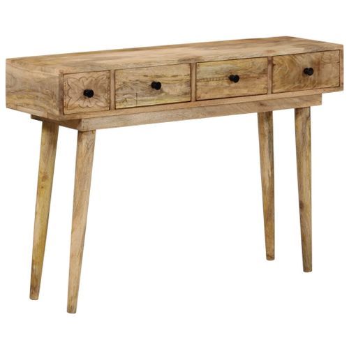 Table console 110x30x75 cm bois de manguier massif - Photo n°2; ?>