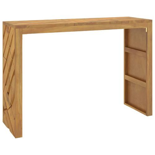 Table console 110x35x75 cm bois massif d'acacia - Photo n°2; ?>