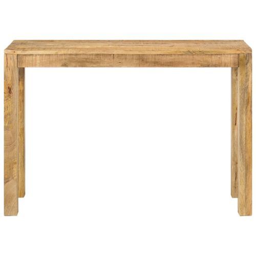 Table console 110x35x76 cm Bois de manguier brut - Photo n°2; ?>