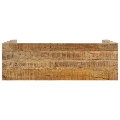 Table console 110x35x76 cm Bois de manguier brut - Photo n°3; ?>