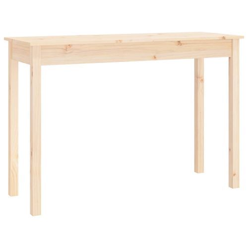 Table console 110x40x75 cm Bois massif de pin - Photo n°2; ?>