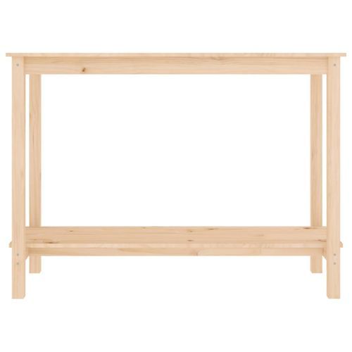 Table console 110x40x80 cm Bois massif de pin - Photo n°3; ?>