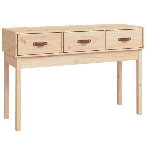 Table console 114x40x75 cm Bois massif de pin - Photo n°2; ?>